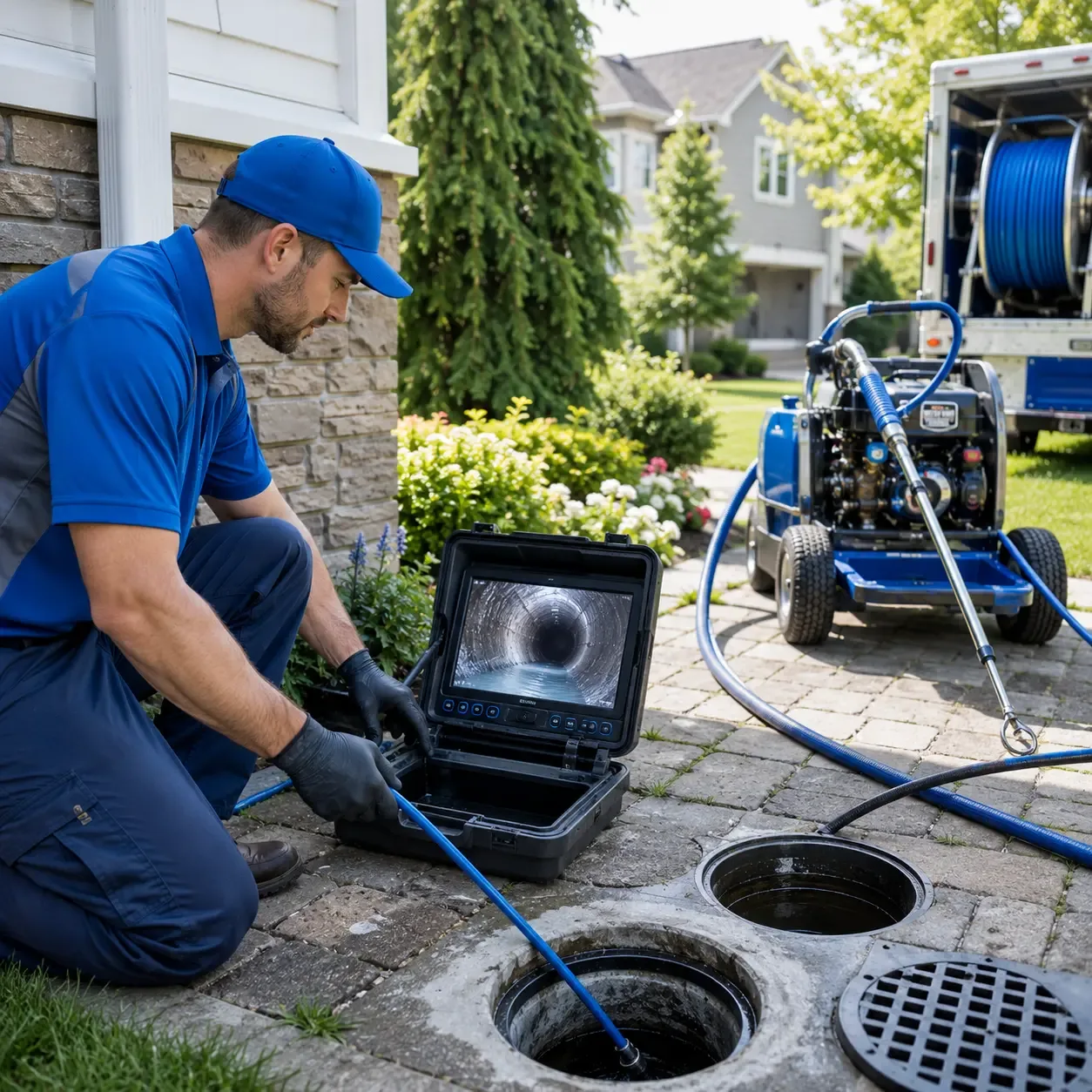 Outdoor drain cleaning professionals serving Ewell, MD